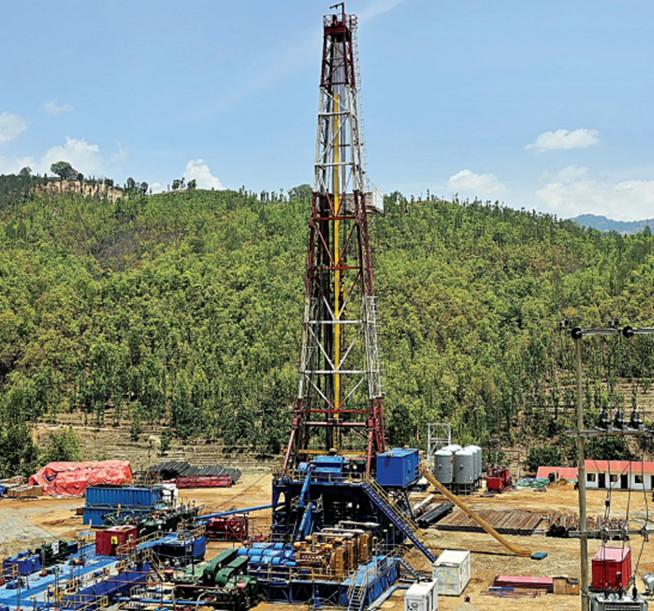 Exploration drilling at Jaljale, Dailekh
